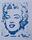 Marilyn blå, liten