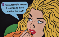 I had a terrible dream i wanted to fit in an be, liten