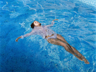 Floating in Blue, liten
